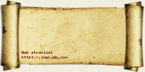 Danica Jerotić vizit kartica